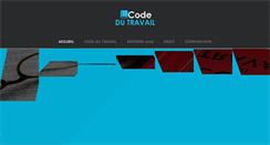 Desktop Screenshot of code-du-travail.fr