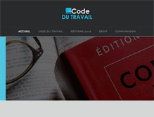 Tablet Screenshot of code-du-travail.fr